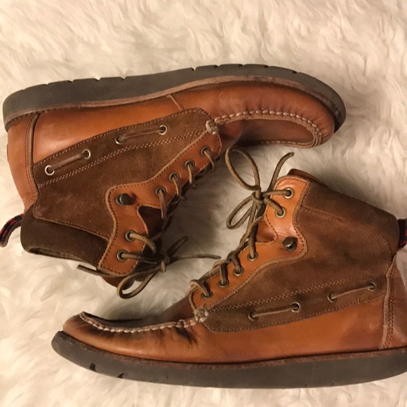 ralph lauren men's leather boots
